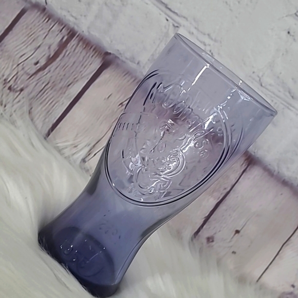 Vintage Purple Glass McDonald's Promotional Collectible Pint Glass Cup 7 Inch - Picture 7 of 11